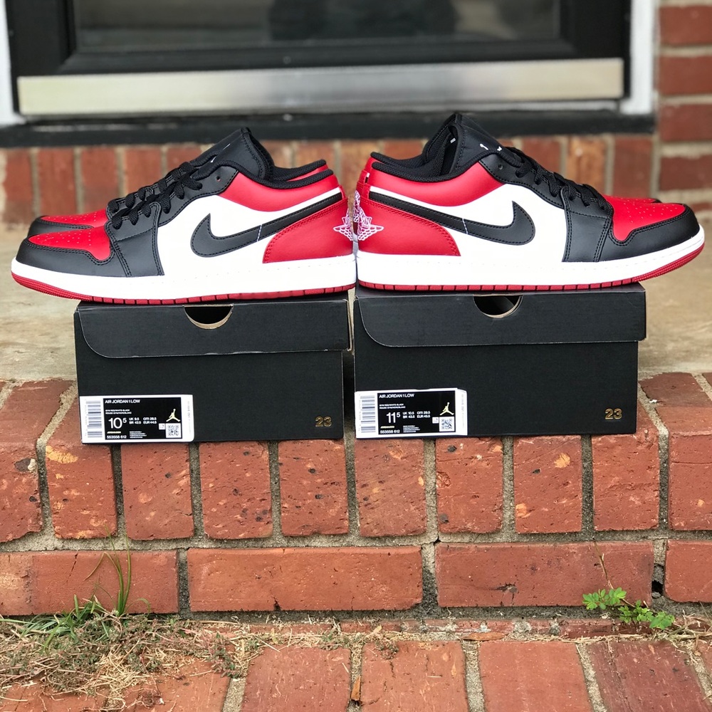Air Jordan Retro 1 ‘Bred Toe’ Low (2021) - Picture 15 of 15